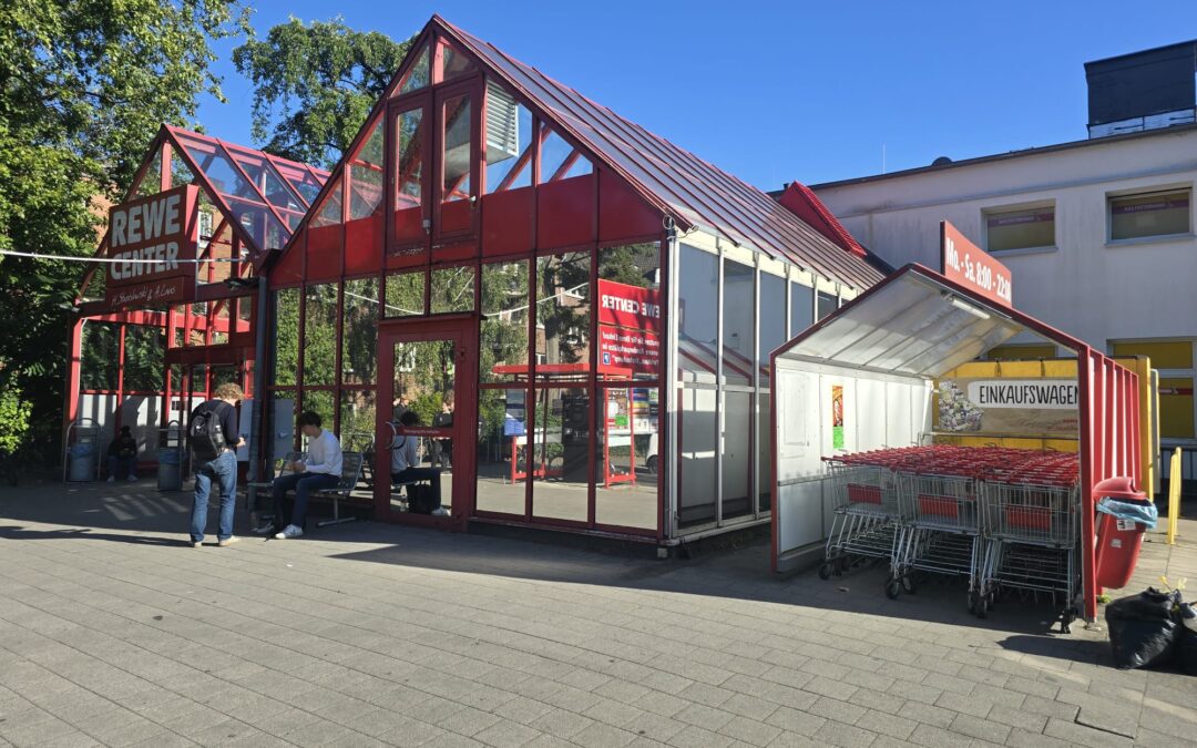 Rewe Center Kosmetiksalon – Angenehmes Klima dank Sonnenschutzfolie mit Spiegeleffekt